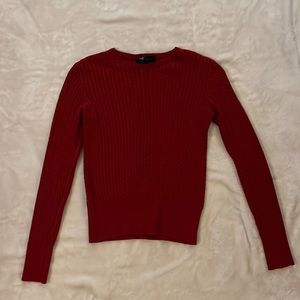 Ralph Lauren vintage red cable sweater size M